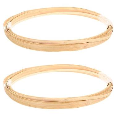 Imagem de 2 Material De Bambu Cesta De Cana Plana Vime De Bambu Tiras De Suprimentos De Tecelagem De Bambu Suprimentos Para Cestaria Cesta Tecida Bengalas De Cadeira Tecer Cesta De Bambu