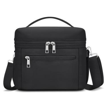 Imagem de Lancheira isolada DALINDA para mulheres e homens 8L preta