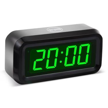 Imagem de Despertador digital Timegyro com tela LED operada por bateria