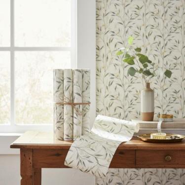 Imagem de Papel De Parede Adesivo Lavável Floral Flores Delicada 3m - Banner Ban