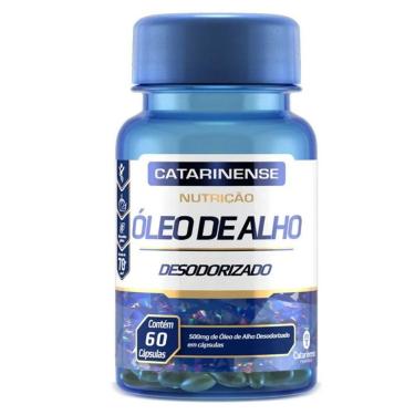 Imagem de Óleo De Alho Desodorizado Catarinense 60 Cápsulas