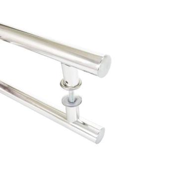Imagem de Puxador Para Porta Duplo Em Alumínio 30cm Tubular - Decorplace