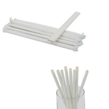 Imagem de Canudo De Papel Biodegradavel Com Dez Mil Unidades Ecologico Sustentav