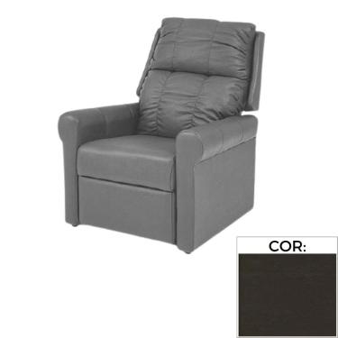 Imagem de Poltrona Reclinável MH-3605 Herval Estofada Marrom Paraty K