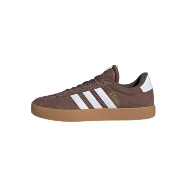 Imagem de adidas Tênis masculino Vl Court 3.0, Earth Strata/branco/dourado metálico, 46