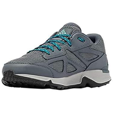 Imagem de Columbia Vitesse Fasttrack Tênis feminino impermeável para caminhada, Grafite/Verde empoeirado, 5