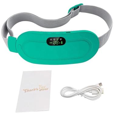 Imagem de Almofada de aquecimento inteligente Warmher para alívio menstrual, níveis de calor ajustáveis, portátil, recarregável por USB, design ergonômico, caixa branca