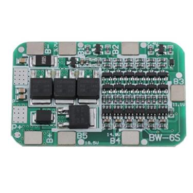 Imagem de barenx Kit de placa de circuito PCB BMS de ferramentas de iluminação solar máx. 22V 15A
