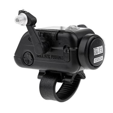 Imagem de barenx Vara de pesca eletrônica com luz LED, alarme sonoro, alarme de sino, clipe na vara de pesca