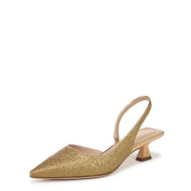 Imagem de Franco Sarto Sapato feminino Devin 2 Slingback, Dourado, 7 Wide