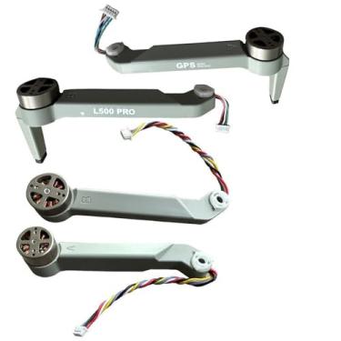 Imagem de L500Pro Max RC Quadricóptero Hélice Braços L500 PRO GPS Drone Motor Wing Kit Peças de Motores (Braços Cinza)