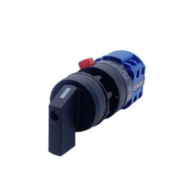 Imagem de Interruptor de came LW26-20/2S2 YMW26-20A Instalação de furo único de 22 mm Fonte de alimentação de engrenagem 2/3 de mudança de corte reverso (desligado)