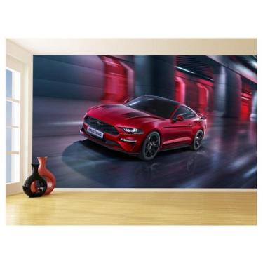 Imagem de Papel De Parede 3D Carro Ford Mustang Muscle Car 3,5M Car82 - Você Dec