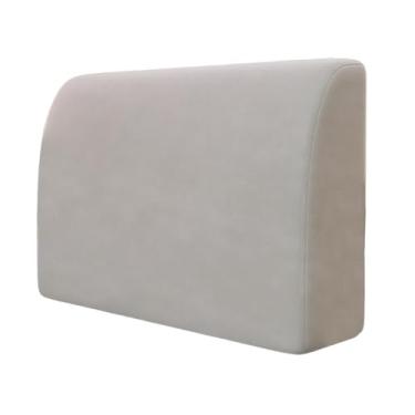 Imagem de Bothyi Almofada de cunha para costas, acessório para sofá, encosto para escritório, portátil, para leitura, respirável, macio, suporte para costas, Chá com Leite