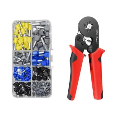 Imagem de Kit De Conectores Terminais Tubulares Isolados Para Fios E Cabos, Term