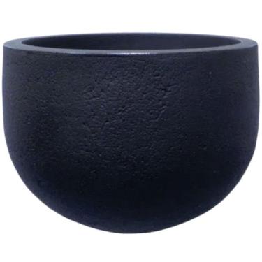 Imagem de Vaso Redondo Rústico Com 33cm Grafite - Jvrrg33 - Japi