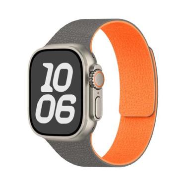 Imagem de Pulseira Magnética De Silicone De 45mm 44mm 40mm 46mm 41mm 42mm 38mm P