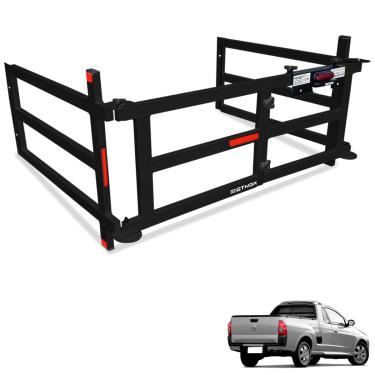 Imagem de Extensor de Caçamba Montana 2003 a 2010 Dobravel EDD Preto