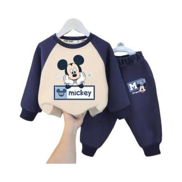 Imagem de Conjunto De Moletom Casual Infantil Disney Minnie Primavera Outono Com