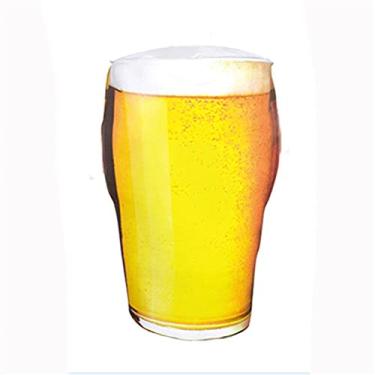 Imagem de Generic Macacão Masculino Com Estampa de Bolha de Cerveja, Traje para Cosplay da Oktoberfest, Macacão de Fibra de Poliéster Amarelo de Tamanho Livre para Fantasias de Palco