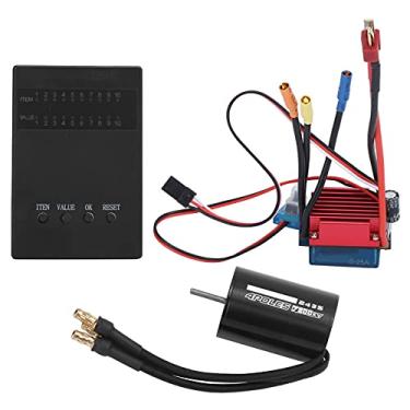 Imagem de Ainoli 2430 7200KV Brushless Motor 25A Brushless ESC com placa de programação para carro RC 1/16 1/18