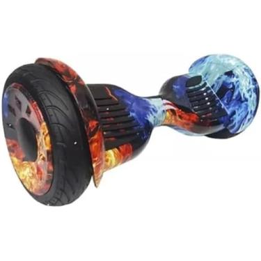 Imagem de Hoverboard 10 Polegadas Skate Elétrico com Led e Bluetooth Original Brinovar (Fogo/Gelo)