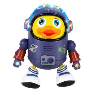 Imagem de Pato Dançante do Espaço,Robô Interativo Com Luzes LED Coloridas E Música Em 3 Modos,Brinquedo Infantil De Pato | Para Meninas Em Casa Interior Exterior Festa Aniversário