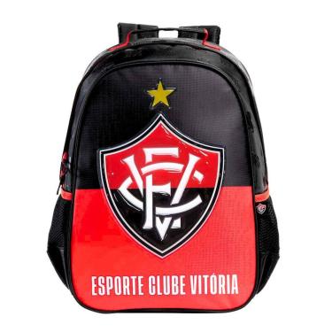 Imagem de Mochila Escolar Grande Time Vitória Reforçada 16552