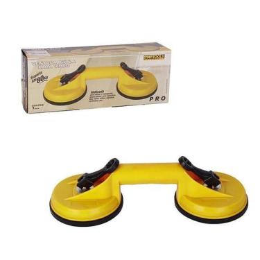 Imagem de Ventosa Dupla Para Vidro 80 Kg - Amarela - Startools