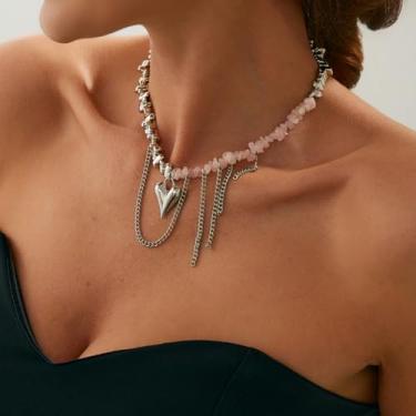 Imagem de Joias ocidentais para mulheres, colares boêmios, gargantilhas, colar de couro, presentes para mulheres, presentes de amizade, presentes para mulheres, dia dos namorados, Medium, Latão, Sem Pedra