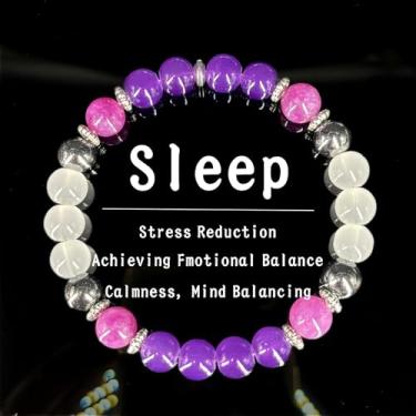 Imagem de Pulseira de atração para mulheres e homens, pedra natural olho de tigre, contas elásticas feitas à mão, joias, dinheiro, riqueza, cristal, ioga, amizade, presente de Natal, Medium, Latão, Sem Pedra