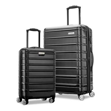 Imagem de Samsonite Mala expansível Omni 2 Hardside com rodas giratórias, Preto meia-noite, Set, Mala expansível Omni 2 Hardside com rodas giratórias