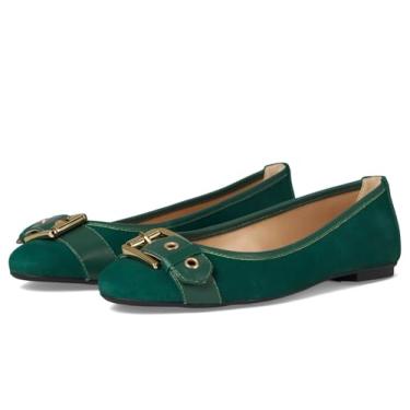 Imagem de French Sole Sapatilha feminina Ditto Ballet, Verde escuro, 39