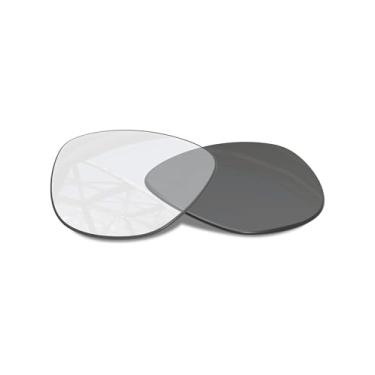 Imagem de SmartVLT Lentes de substituição fotocromáticas cinza Eclipse para óculos inteligentes Ray-Ban Meta Skyler RW4010 e Gen2 RW4014 (52 mm), transição, proteção UV