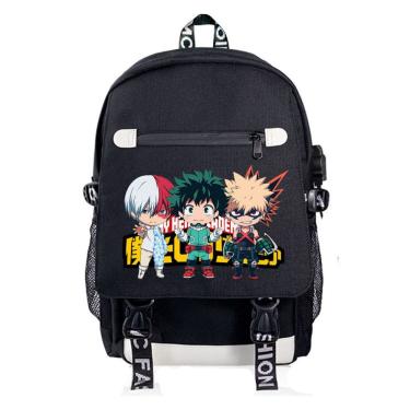 Imagem de Mochila escolar Mys Heros Academia Anime para crianças