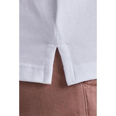 Imagem de Camisa Polo Piquet Slim Fit - Branco - HIGHSTIL, Branco, M