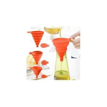 Imagem de Conjunto de Utensílios de Silicone, Laranja, 3 Peças, Resistente ao Calor até 230°C, Fuê, Espátula, Pincel