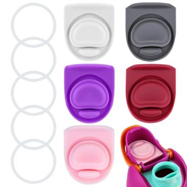 Imagem de ZUGHXMS Rolha de substituição e anel de vedação O compatível com Owala FreeSip 680 g, tampa de anéis de vedação superior de garrafa para Owala 16/19/24/32/1,134 g tampa de boca acessórios de peças de