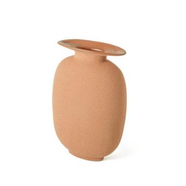 Imagem de Vaso Decorativo Em Cerâmica Terracota 28x21x11cm Mart
