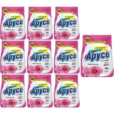 Imagem de Kit 10 Unidades Sabão em Pó Ápyce 800gr ENCAPSULADA