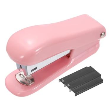 Imagem de PATIKIL Mini grampeador de mesa, pequeno grampeador de escritório fofo com 3000 grampos padrão 26/6, capacidade de 25 folhas para relatórios de materiais de escritório, projetos de artesanato, preto