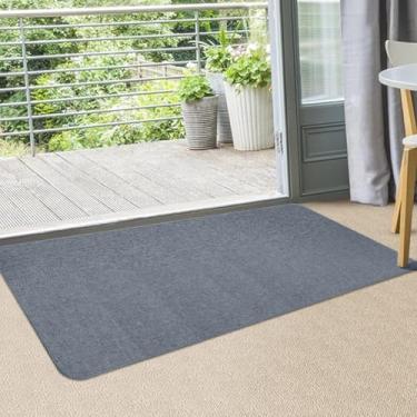 Imagem de 2 Tapete Passadeira Antiderrapante Absorvente Ln 45x110 Vr (CINZA escuro grafite preto)