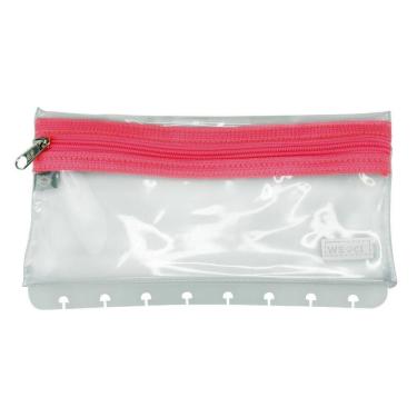 Imagem de Estojo Inteligente Escolar Crystal Neon Pink - Unico - CADERNO INTELIGENTE