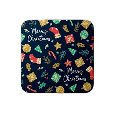 Imagem de Ladrilho Decorativo de Cerâmica Estampa Natalina para Decoração