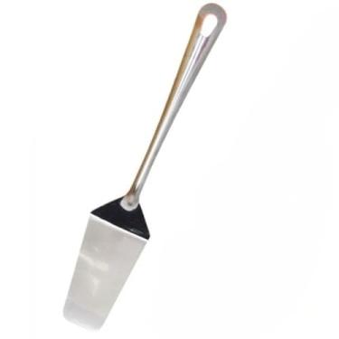 Imagem de Kit 2 Peças Espatula e Cortador de Pizza em Inox Pizzaria kit pizza(Espatula Inox)