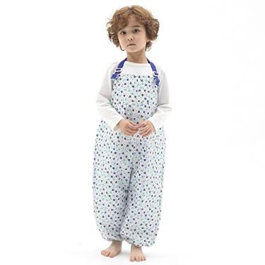 Imagem de Calça infantil à prova d'água para crianças – brincadeira bagunçada, pintura, creche, proteção contra chuva e lama – calça de chuva à prova d'água para crianças, azul morango (39-S)