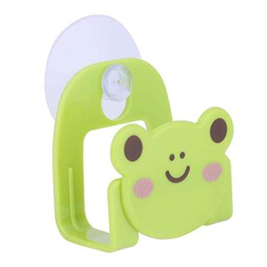 Imagem de GLOGLOW Suporte de Suprimentos de Armazenamento, Suporte de Armazenamento de Ventosa, Organizador que Economiza Espaço, Verde Preto Branco, Plástico, Esponja de Pia de Cozinha de 6x6,5 Cm Nan