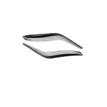 Imagem de Compatível com bmw x1 e84 2010-2016 alça do painel da porta interna do carro esquerda direita capa interior porta braço puxar guarnição bege preto(Carbon fiber Pattern 2)