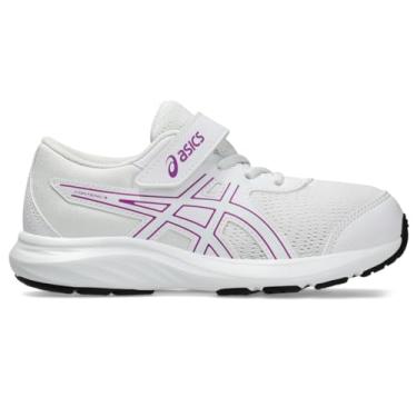 Imagem de ASICS Tênis de corrida infantil Contend 9 pré-escolar, Branco/Mar calmante, 15