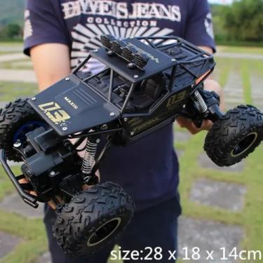 Imagem de Carro OFF ROAD Metal Monster Truck de Controle Remoto, 37CM, para crianças e adultos